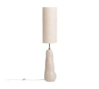 sweeek - Lampe sur pied intérieur céramique et tissu Ø27cm AURO