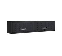sweeek - Lot de 2 meubles hauts de rangement pour garage BOBBY