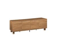 sweeek - Meuble TV décor bois 4 portes 180cm AYANA