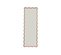 sweeek - Miroir sur pied organique bois d'hévéa pied en acier 172cm CAULINE