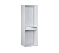 sweeek Module dressing avec penderie et porte-pantalons blanc panneaux stratifiés MODULO
