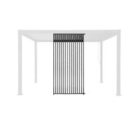 sweeek - Persienne verticale 130cm pour pergola bioclimatique aluminium 4x3m Triomphe PERSIENNE VERTICALE 130CM TRIOMPHE