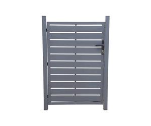 sweeek - Portillon battant de jardin aluminium avec serrure et poignée PORTILLON ALUMINIUM 100X146CM