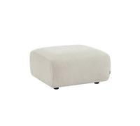sweeek - Pouf, repose-pieds pour canapé 2 places Wallas bouclette WALLAS