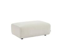 sweeek - Pouf, repose-pieds pour canapé 3 places Wallas bouclette WALLAS