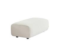 sweeek - Pouf, repose-pieds pour canapé d'angle 3 places Wallas bouclette WALLAS