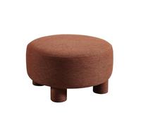 sweeek - Pouf. Repose-Pieds pour canapé Zenio Tissu Terracotta - Zenio