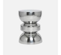 sweeek - Table d'appoint. Bout de canapé. Table de Chevet Acier Inoxydable chromé - Assa. Ø32 x 43.5cm