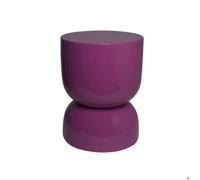 sweeek Table d'appoint bout de canapé table de chevet en métal effet glossy violet Madi Ø32 x H 42cm MADI