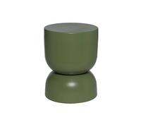 sweeek - Table d'appoint. Bout de canapé. Table de Chevet en métal. Vert Kaki Madi Ø32 x H 42cm