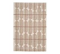 sweeek - Tapis intérieur Motif Graphique Beige. crème et Rose 200x290cm - Ocea