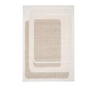 sweeek - Tapis intérieur motif graphique beige et crème 200x290cm - Akai