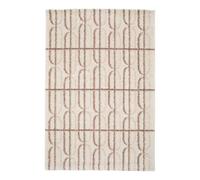 sweeek - Tapis intérieur Motif Graphique crème. Rose et Marron 160x230cm - Aris