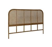 sweeek - Tête de lit en rotin foncél et cannage. L 160 x P3 x H110cm