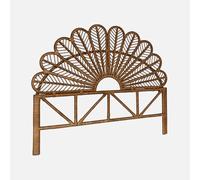 sweeek - Tête de lit en rotin Naturel L 160 x P6 x H130cm