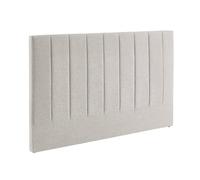 sweeek - Tête de lit pour lit Double 160cm revêtement Tissu Gris Clair - Cole 170cm