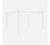 sweeek - Toile de Toit écrue pour tonnelle 3x4m Isla - Toile de Rechange pergola. Toile de Remplacement