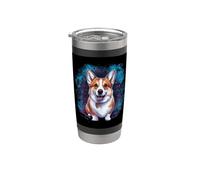 Sweet Corgi avec un look magique Gobelet isotherme en acier inoxydable double paroi