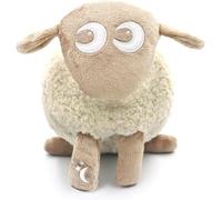 Sweet Dreamers, Ewan Deluxe avec Shush, beige | Cadeau d'aide au sommeil pour bébé et tout-petit | Capteur activé par le cri et veilleuse | 5 sons de bruit blancs et roses apaisants | Minuterie