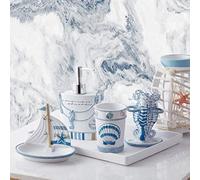 Sweet Home Collection Accessoires de Salle de Bain Collections Uniques Moderne Classique Contemporain Décoratif Beaux Designs Belles Designs Baignoire Douche Baignoire Ensemble de 4 pièces Plage Life
