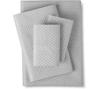 Sweet Home Collection Parure de lit 1800 Fils au Pouce carré - Draps en Microfibre brossée Douce de qualité égyptienne - Parure de lit de Luxe avec Drap Plat, Drap-Housse, 2 taies d'oreiller