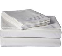 Sweet Home Collection Supreme 1800 Série 4 pièces Parure de lit en Coton égyptien de Poche Profonde de qualité - Queen, Blanc
