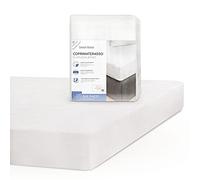 Sweet Home - Couvre et Protège-Matelas 2 Places en Jersey et Coton, Antibactérien et Antitranspirant, Surmatelas Idéal pour Linge de Lit et Oreillers, Protege Matelas 180x200 cm avec Angles Élastiques
