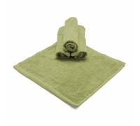 Sweet Home - Lavettes de Salle de Bain 30 x 30 cm, 4 pièces en éponge de Coton certifié Oeko-TEX et Fils recyclés, Set de Serviettes de Bain Multi-usages Doux absorbants valables également comme