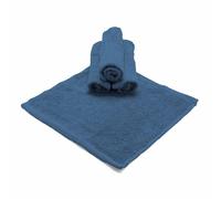 Sweet Home - Lavettes de Salle de Bain 30 x 30 cm, 4 pièces en éponge de Coton certifié Oeko-TEX et Fils recyclés, Set de Serviettes de Bain Multi-usages Doux absorbants valables également comme