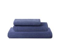 Sweet Home Lot de 6 Serviettes de Bain avec Serviette de Douche et mer, Visage et Bidet en éponge Coton 100% certifié Oeko TEX - Lot de 2 Grandes Serviettes 70 x 140 cm, 2 Faces 50 x 100 et 2 invités
