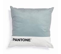 SWEET HOME Pantone™ Coussin d'ameublement rembourré 45 x 45 cm avec Fermeture à glissière dissimulée. Rembourrage 350 g/m² - Gris, carré