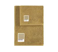 SWEET HOME Pantone™ Lot de Serviettes 1 + 1 composé par invité 40 x 50 cm + Visage 50 x 100 cm, certifié Oeko Tex, Beige
