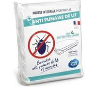 SWEET NIGHT Housse complète pour matelas Anti-acariens Anti punaise de lit - 180 x 200 cm - Blanc Blanc G