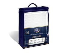 SWEET NIGHT - Protège Matelas 90x190/200 cm | Alèse très Epaisse en Coton| Anti Acariens et Imperméable | Soyeux et Respirant | Compatible Grands Bonnets | Qualité Hôtellerie de Luxe