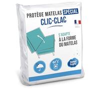 SWEET NIGHT - Protège Matelas pour Clic Clac | 120x190 cm | Alèse Imperméable | Lavable à 90°C