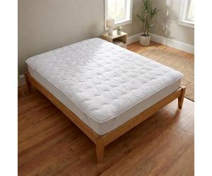 SWEET NIGHT - Surmatelas Moelleux 160x200 cm - Protege Matelas Impermeable - Housse Coton - 4 Coins Elastiques - Traitement Anti-Acarien - Respirant et Silencieux - Effet Nuage Douillet