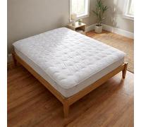 SWEET NIGHT - Surmatelas Moelleux 90x200 cm - Protege Matelas Impermeable - Housse Coton - 4 Coins Elastiques - Traitement Anti-Acarien - Respirant et Silencieux - Effet Nuage Douillet