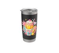 Sweet Sweet Pastel Sweet Bow Cherry Sprinkles Gobelet isotherme en acier inoxydable double paroi