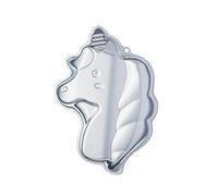 SWEETLY DOES IT KitchenCraft - Moule à Gâteau Fantaisie Licorne avec Recette, Aluminium Anodisé, 23 x 33,5 x 5 cm