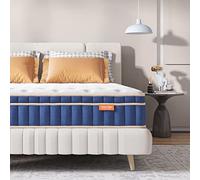 Sweetnight Matelas 135x190 cm Mémoire de Forme, Épaisseur 20 cm, Mousse à Mémoire de Forme en Gel, Ressorts Ensachés - Parfait Soutien Confortable et Extrêmement Durable
