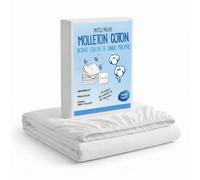 Sweetnight - Protège Matelas 180x200 - Molleton 100% Coton - Senteur Linge Propre aux Perles de Fleurs - Forme Drap Housse