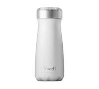 S'well Bouteille d'eau de voyage en acier inoxydable - 470 ml - Pierre de lune - Triple couche isolée sous vide - Garde le café, le thé et les boissons froides pendant 24 heures et chaudes pendant 12