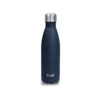 S'well Bouteille d'eau originale, Azurite, 500ml. La bouteille isotherme garde les boissons froides et chaudes - Bouteille d'hydratation en acier inoxydable sans BPA pour les déplacements.