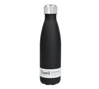 S'well Bouteille d'eau originale, Onyx, 500ml. La bouteille isotherme garde les boissons froides et chaudes - Bouteille d'hydratation en acier inoxydable sans BPA pour les déplacements.