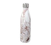 S'well Bouteille d'eau réutilisable en acier inoxydable, 750ml, Calacatta Gold, triple isolation et étanchéité pour boissons chaudes et froides jusqu'à 48h froides/24h chaudes