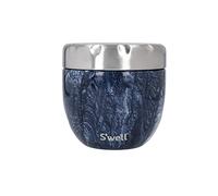 S'well Eats™ 2-en-1 bol avec couvercle, 636ml, Marbre azurite, triple isolation et bouchon vissé étanche anti-fuite. Jusqu'à 11h froid/7h chaud.