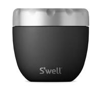 S'well Eats™ 2-en-1 bol avec couvercle, 636ml, Onyx, triple isolation et bouchon vissé étanche anti-fuite. Jusqu'à 11h froid/7h chaud.