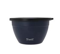 S'well Saladier set, azurite, 1.9L - Boîte à salade avec récipient à condiments et plateau amovible - Anti-fuite et lavable au lave-vaisselle