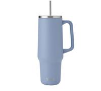 S'well Tumbler XL, gobelet réutilisable avec paille, bouteille en acier inoxydable triple épaisseur, 1180ml, Bleu Hortensia
