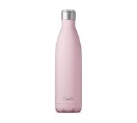 S'well Vacuum Insulated Stainless Steel Water Bottle, Pink (Pink Topaz), 750ml (25 Oz)